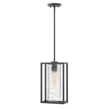 Hinkley Pax 1-Light Outdoor Light In Satin Black