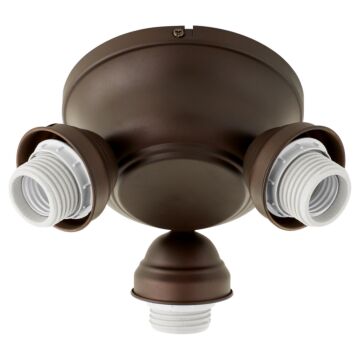 Salon LED Fan Light Kit in Oiled Bronze by Quorum International