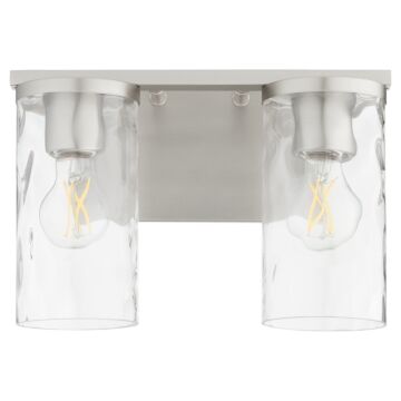 Steinway Two Light Vanity in Satin Nickel by Quorum International