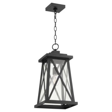 Artesno One Light Pendant in Textured Black by Quorum International