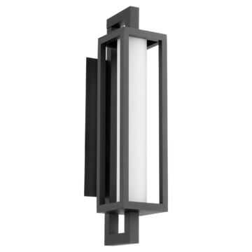 Parlor LED Wall Mount in Textured Black by Quorum International