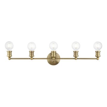 Lansdale 5-Light Bathroom Vanity Sconce in Antique Brass