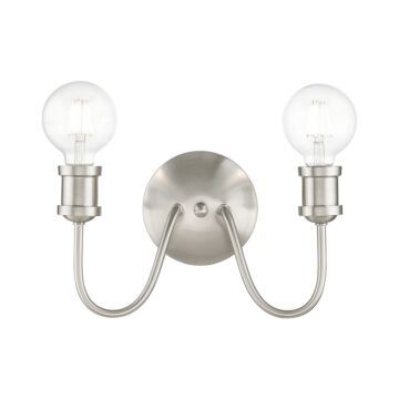 Lansdale 2-Light Bathroom Vanity Sconce in Brushed Nickel