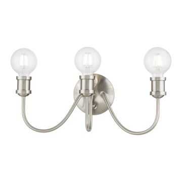 Lansdale 3-Light Bathroom Vanity Sconce in Brushed Nickel