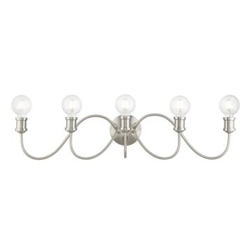 Lansdale 5-Light Bathroom Vanity Sconce in Brushed Nickel