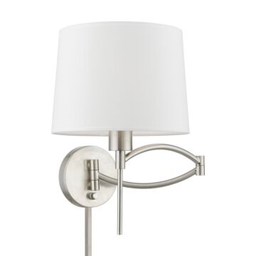 Swing Arm Wall Lamp in Brushed Nickel by Livex Lighting