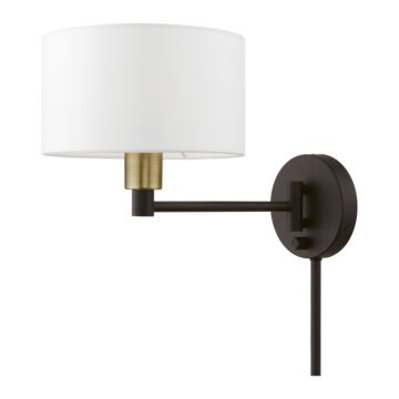 Swing Arm Wall Lamp in Bronze Antique Brass by Livex Lighting