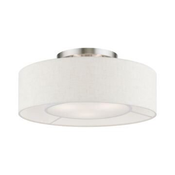 Ellsworth 3-Light Semi-Flush Mount in English Bronze