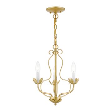 Katarina 3-Light Chandelier in Soft Gold