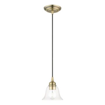 Moreland 1-Light Pendant in Antique Brass