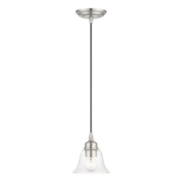 Moreland 1-Light Pendant in Brushed Nickel