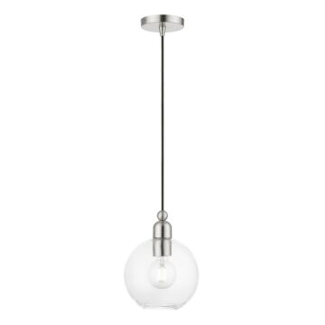 Downtown 1-Light Pendant in Brushed Nickel