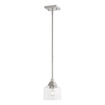 Aragon 1-Light Mini Pendant in Brushed Nickel