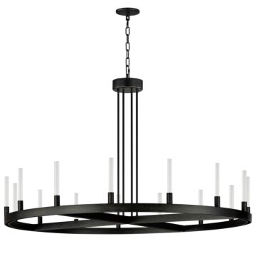 Ovation LED Chandelier in Black by Maxim