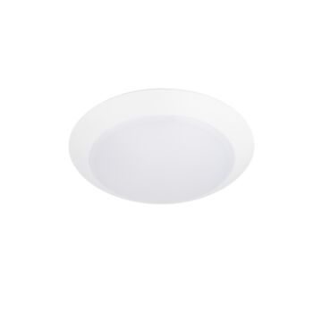 Disc LED Flush Mount in White by W.A.C. Lighting