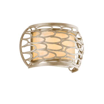 Corbett Cesto Wall Sconce in Modern Silver