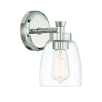Henning One Light Wall Sconce in Polished Nickel by Craftmade