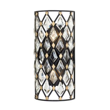 Windsor Two Light Wall Sconce in CarbonHavana Gold by Varaluz