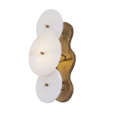 Cosmos One Light Wall Sconce in Havana Gold by Varaluz