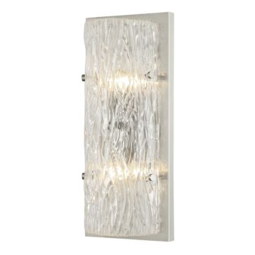 Morgan Two Light Wall Sconce in Brushed Nickel by Varaluz