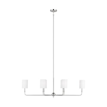 Foxdale LED Chandelier in Brushed Nickel by Visual Comfort Studio