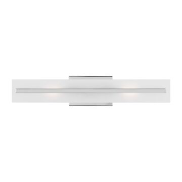 Dex Two Light Bath Vanity in Chrome by Visual Comfort Studio