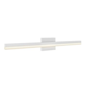 1-Light LED Bathroom Vanity Light in Satin Nickel
