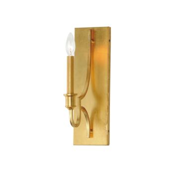 Normandy One Light Wall Sconce in Gold Leaf by Maxim