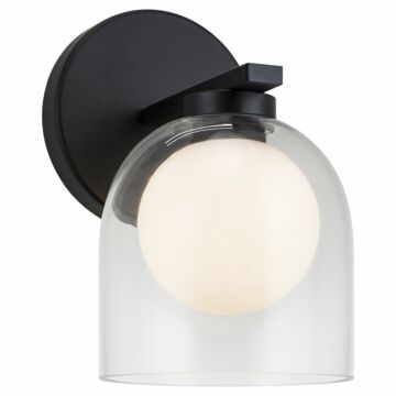 Derbishone One Light Wall Sconce in Black by Matteo Lighting