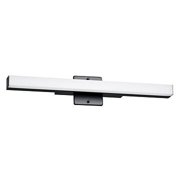 Torretta 1-Light LED Bathroom Vanity Light with Vanity in Matte Black