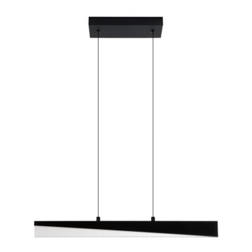 Isidro LED Pendant in Structured Black by Eglo USA