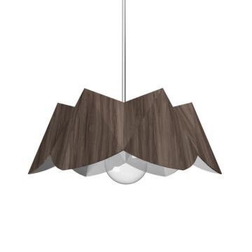 Physalis 1-Light Pendant in American Walnut