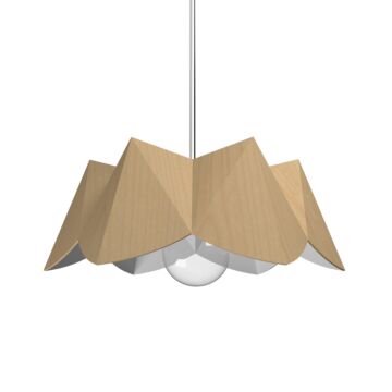Physalis 1-Light Pendant in Maple