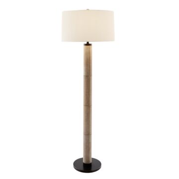 Russel One Light Floor Lamp in Bone by Arteriors