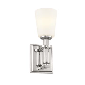 Rosalind One Light Wall Sconce in Polished Nickel by Kichler