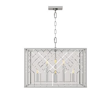 Erro Eight Light Pendant in Polished Nickel by Visual Comfort Studio