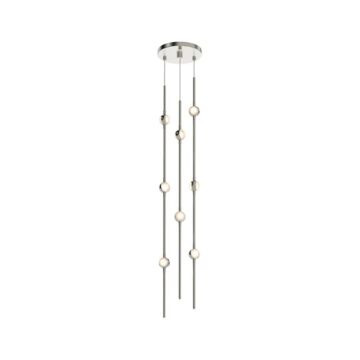 Constellation LED Pendant in Satin Nickel by Sonneman