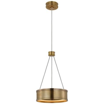 Connery LED Pendant in Antique-Burnished Brass by Visual Comfort Signature