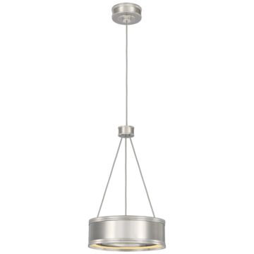 Connery LED Pendant in Polished Nickel by Visual Comfort Signature