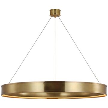 Connery LED Chandelier in Antique-Burnished Brass by Visual Comfort Signature
