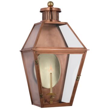 Stratford Gas Wall Lantern in Soft Copper by Visual Comfort Signature