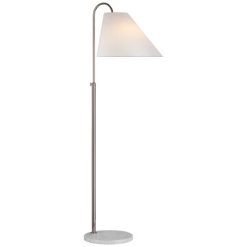 Kinsley LED Floor Lamp in Polished Nickel by Visual Comfort Signature