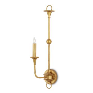 Nottaway  Wall Sconce in Contemporary Gold Leaf by Currey and Company