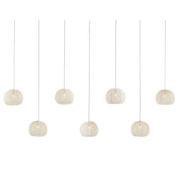 Piero  Pendant in Sugar White by Currey and Company