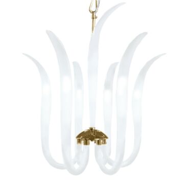 Cisne  Pendant in Polished Nickel by Metropolitan