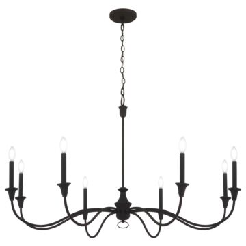 Halifax County  Chandelier in Textured Black by Minka-Lavery