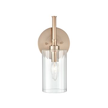 Chastine One Light Wall Sconce in Modern Gold by Millennium