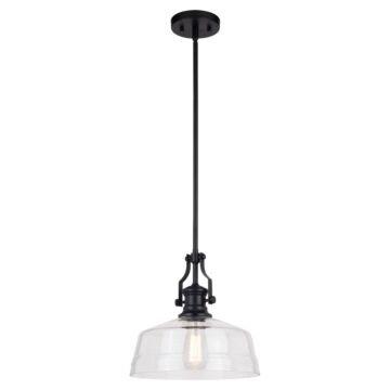 Beloit 1-Light Pendant in Matte Black