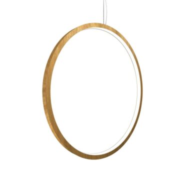 Frame LED Pendant in Louro Freijo