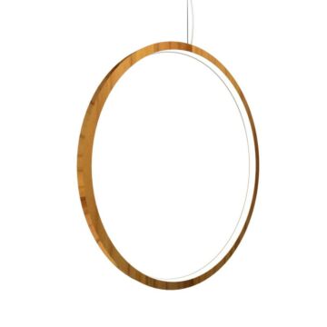 Frame LED Pendant in Teak